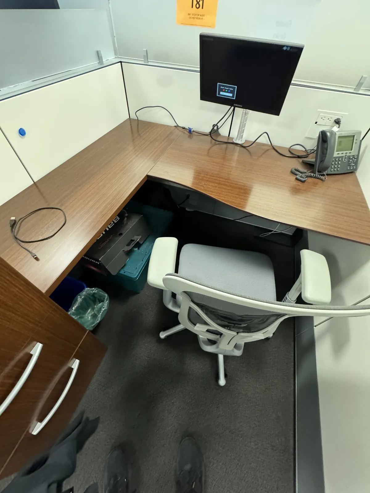 An RBC workstation used during the 2024 Summer Tech Labs internship.