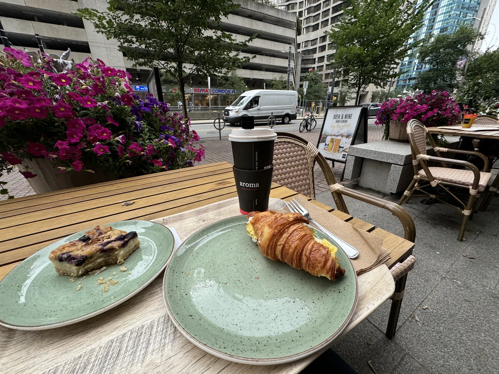 Breakfast during the 2024 RBC Summer Tech Labs internship.